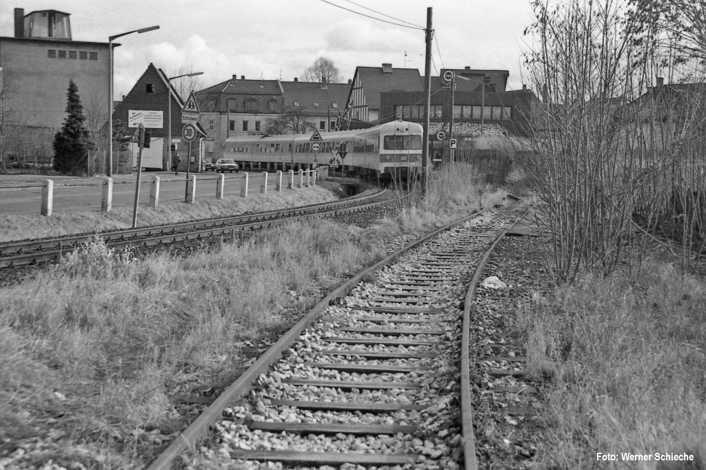 Bilderserie zu den Bahnanlagen 1993/1994.