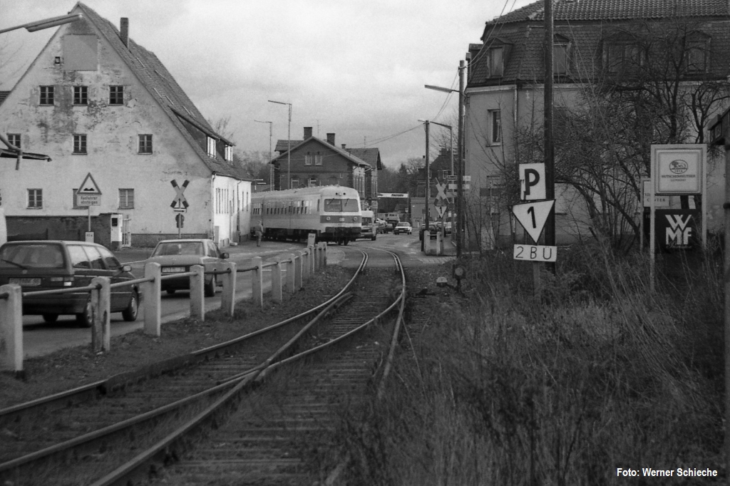 Bilderserie zu den Bahnanlagen 1993/1994.